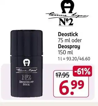 Rossmann Deostick 75 ml oder Deospray Angebot