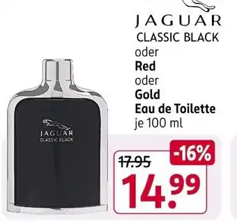 Rossmann JAGUAR CLASSIC BLACK oder Red oder Gold Eau de Toilette Angebot