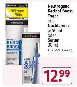 Rossmann Neutrogena Retinol Boost Tages- oder Nachtcreme Angebot