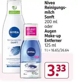 Rossmann Nivea Reinigungs- milch Sanft Angebot