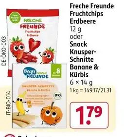 Rossmann Freche Freunde Fruchtchips Erdbeere Angebot