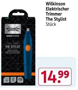 Rossmann Wilkinson Elektrischer Trimmer The Stylist Angebot