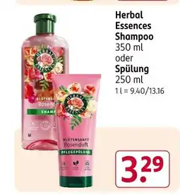 Rossmann Herbal Essences Shampoo 350 ml Angebot