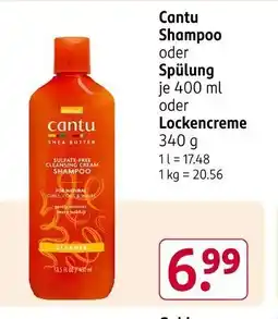 Rossmann Cantu Shampoo oder Spülung Angebot