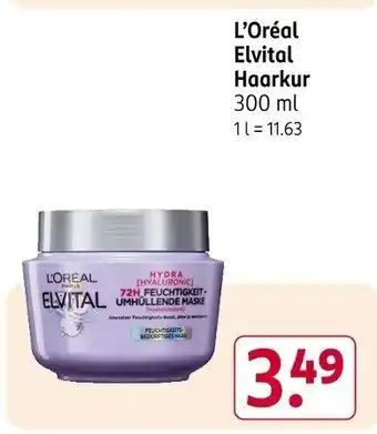 Rossmann L'Oréal Elvital Haarkur Angebot