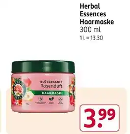 Rossmann Herbal Essences Haarmaske Angebot