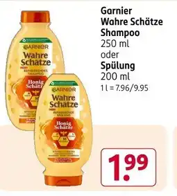 Rossmann GARNIER Wahre Schätze Shampoo Angebot