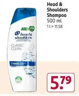 Rossmann Head & Shoulders Shampoo Angebot