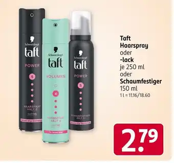 Rossmann Taft Haarspray oder -lack Angebot