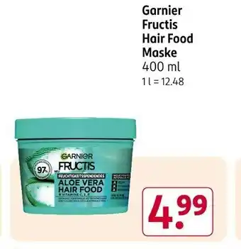 Rossmann Garnier Fructis Hair Food Maske Angebot