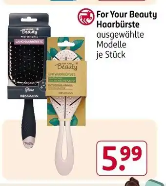 Rossmann For Your Beauty Haarbürste Angebot