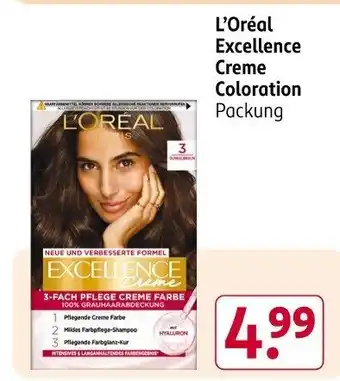 Rossmann L'Oréal Excellence Creme Coloration Angebot