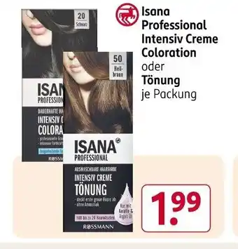 Rossmann Isana Professional Intensiv Creme Angebot