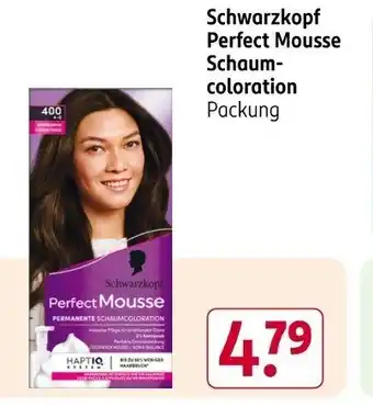 Rossmann Schwarzkop Perfect Mousse Schaum- coloration Angebot