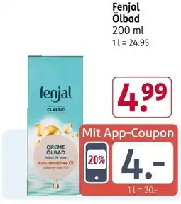 Rossmann Fenjal Ölbad Angebot