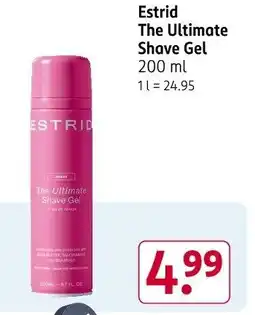 Rossmann Estrid The Ultimate Shave Gel Angebot