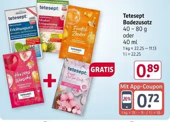 Rossmann Tetesept Badezusatz Angebot