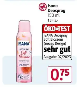 Rossmann ISANA Deospray Angebot