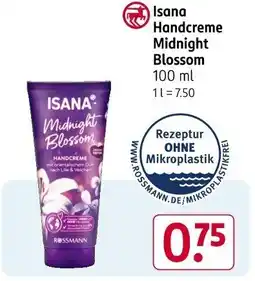 Rossmann Isana Handcreme Midnight Blossom Angebot