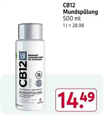 Rossmann CB12 Mundspülung Angebot