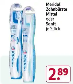 Rossmann Meridol Zahnbürste Mittel oder Sanft Angebot