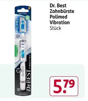 Rossmann Dr. Best Zahnbürste Polimed Vibration Angebot