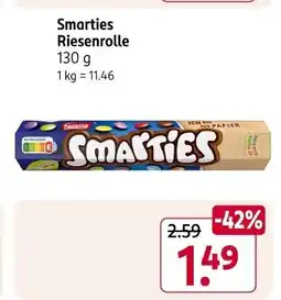 Rossmann Smarties Riesenrolle Angebot