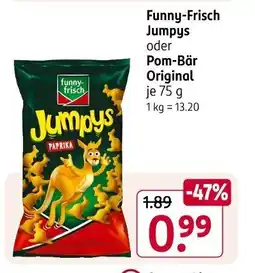 Rossmann Funny-Frisch Jumpys oder Pom-Bär Original Angebot