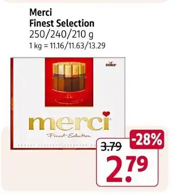 Rossmann Merci Finest Selection Angebot