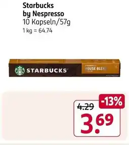 Rossmann Starbucks by Nespresso Angebot