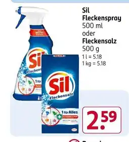 Rossmann Sil Fleckenspray Angebot