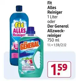 Rossmann Fit Alles Reiniger 1 Liter Angebot