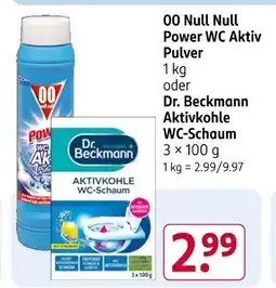 Rossmann 00 Null Null Power WC Aktiv Pulver Angebot