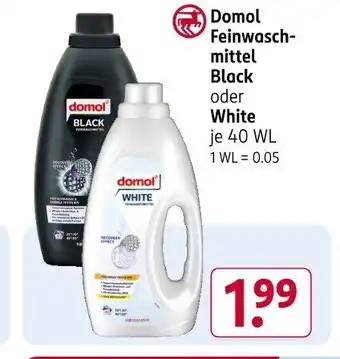 Rossmann Domol Feinwasch- mittel Black Angebot