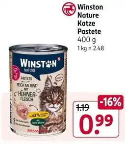 Rossmann Winston Nature Katze Pastete Angebot