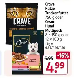 Rossmann Crave Katze Trockenfutter Angebot