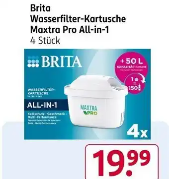 Rossmann Brita Wasserfilter-Kartusche Maxtra Pro All-in-1 Angebot