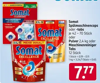 Rossmann Somat Spülmaschinencaps oder -tabs Angebot