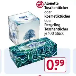 Rossmann Alouette Taschentücher oder Kosmetiktücher Angebot