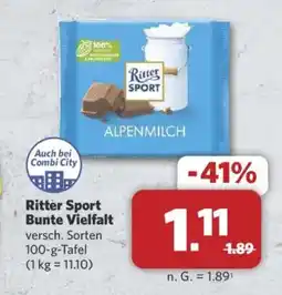 Combi Ritter Sport Bunte Vielfalt Angebot