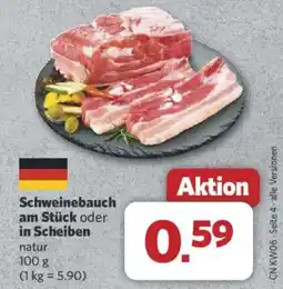 Combi Schweinebauch am Stück oder in Scheiben Angebot