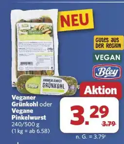 Combi Veganer Grünkohl oder Vegane Pinkelwurst Angebot