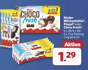 Combi Kinder Milchschnitte*, Pingui✩ oder Choco Fresh⭑ Angebot