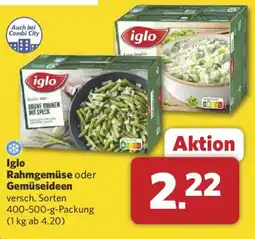 Combi Iglo Rahmgemüse oder Gemüseideen Angebot