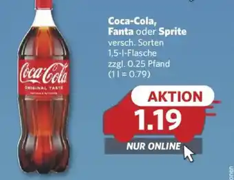 Combi Coca-Cola, Fanta oder Sprite Angebot