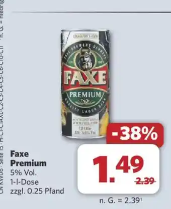 Combi Faxe Premium Angebot