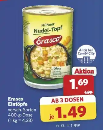 Combi Erasco Eintöpfe Angebot