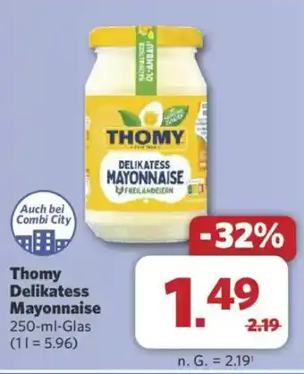 Combi Thomy Delikatess Mayonnaise Angebot