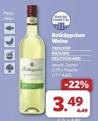 Combi Rotkäppchen Weine TROCKEN RIESLING DEUTSCHLAND Angebot