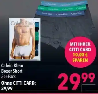 CITTI Markt Calvin Klein Boxer Short Angebot